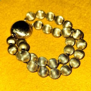 Vintage Brushed Monet Bracelet